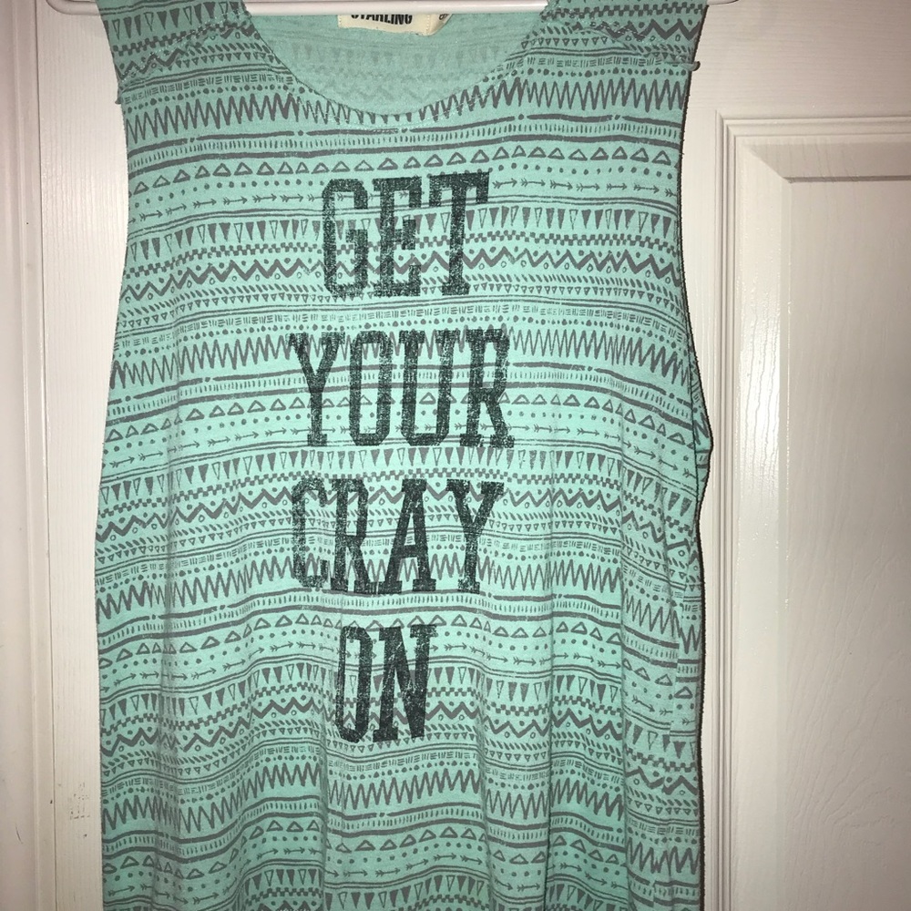 Blue tank top